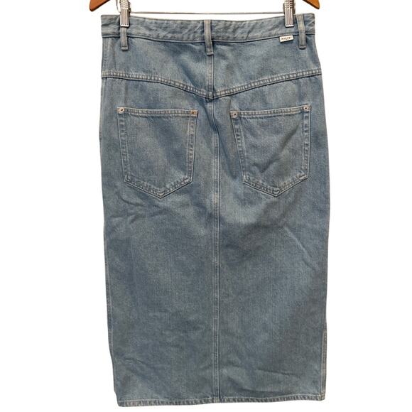 Isabel Marant Étoile Vandy Button Front Denim Skirt Size 42 FR, 10 US - Picture 7 of 15